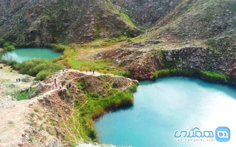 دریاچه دو قلوی سیاه گاو آبدانان؛ دیدنی طبیعی در استان ایلام
