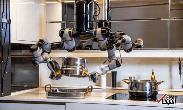 رباتی که هم آشپزی می&zwnjکند و هم ظرف می&zwnjشوید