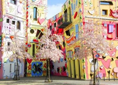 خیابان های رنگارنگ در اروپا