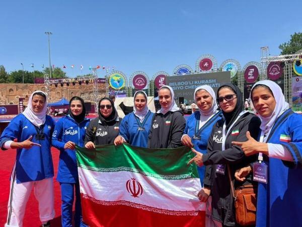 دختران کشتی گیر ایران در آسیا قهرمان شدند